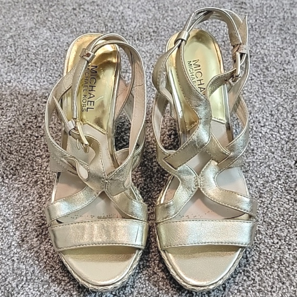 Michael Kors Wedge Platform Sandals